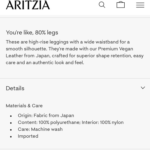 Wilfred Free Daria Leather Leggings - Picture 9 of 10